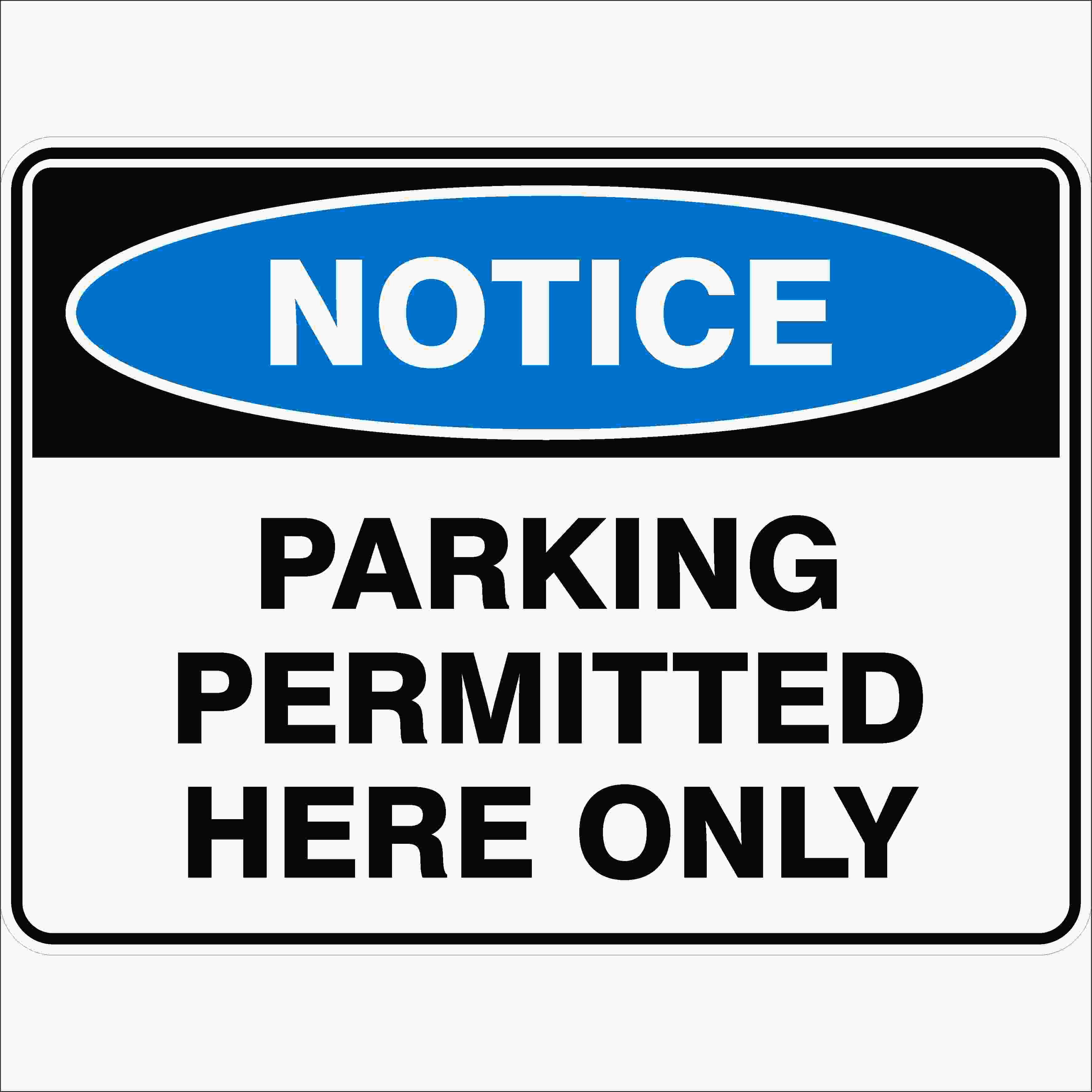 Visitor Parking  450x300mm Metal Traffic Safety Sign TC457LSM