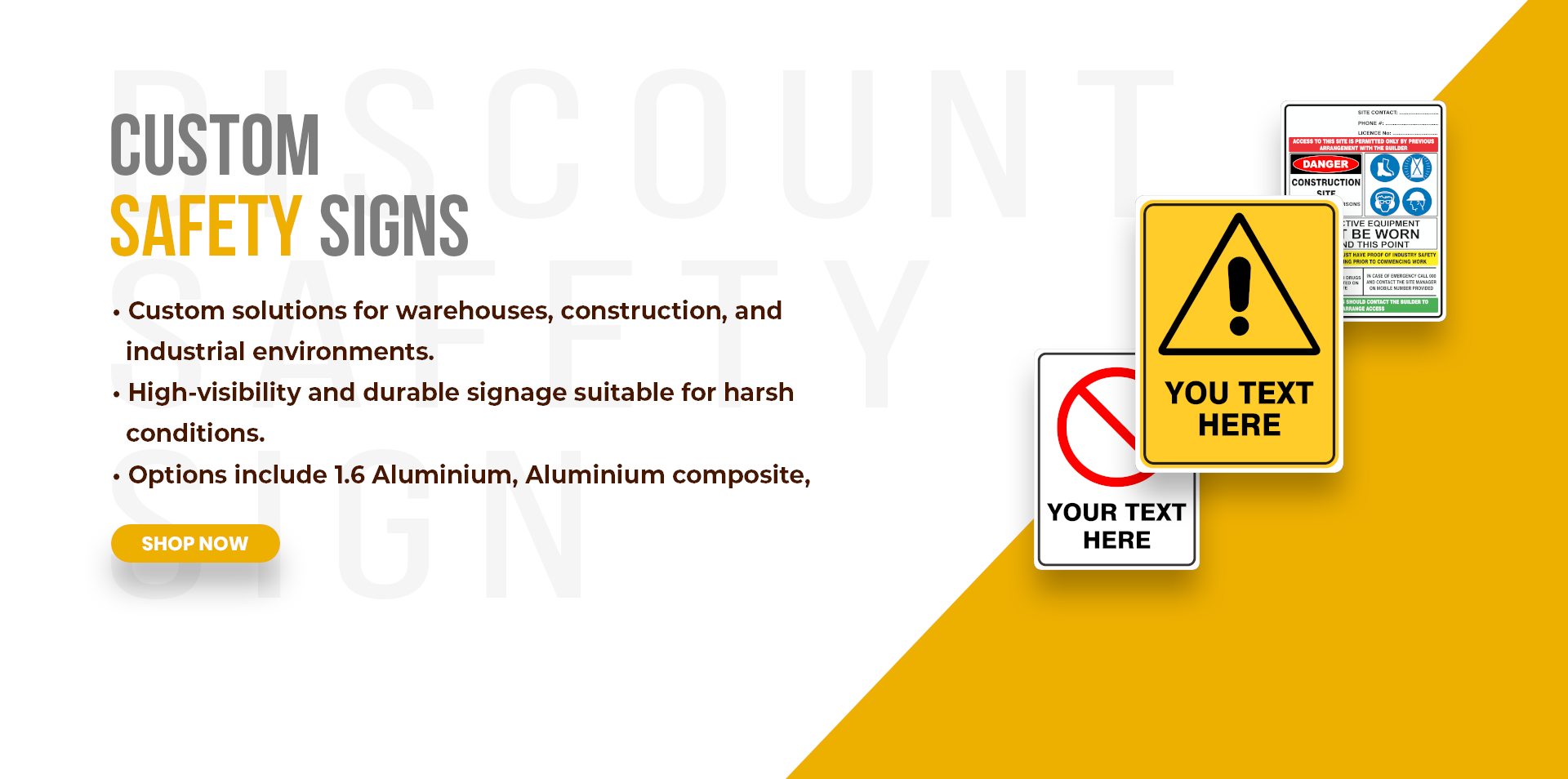 Custom Safety Signs