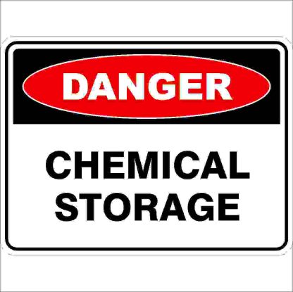 Danger Signs CHEMICAL STORAGE