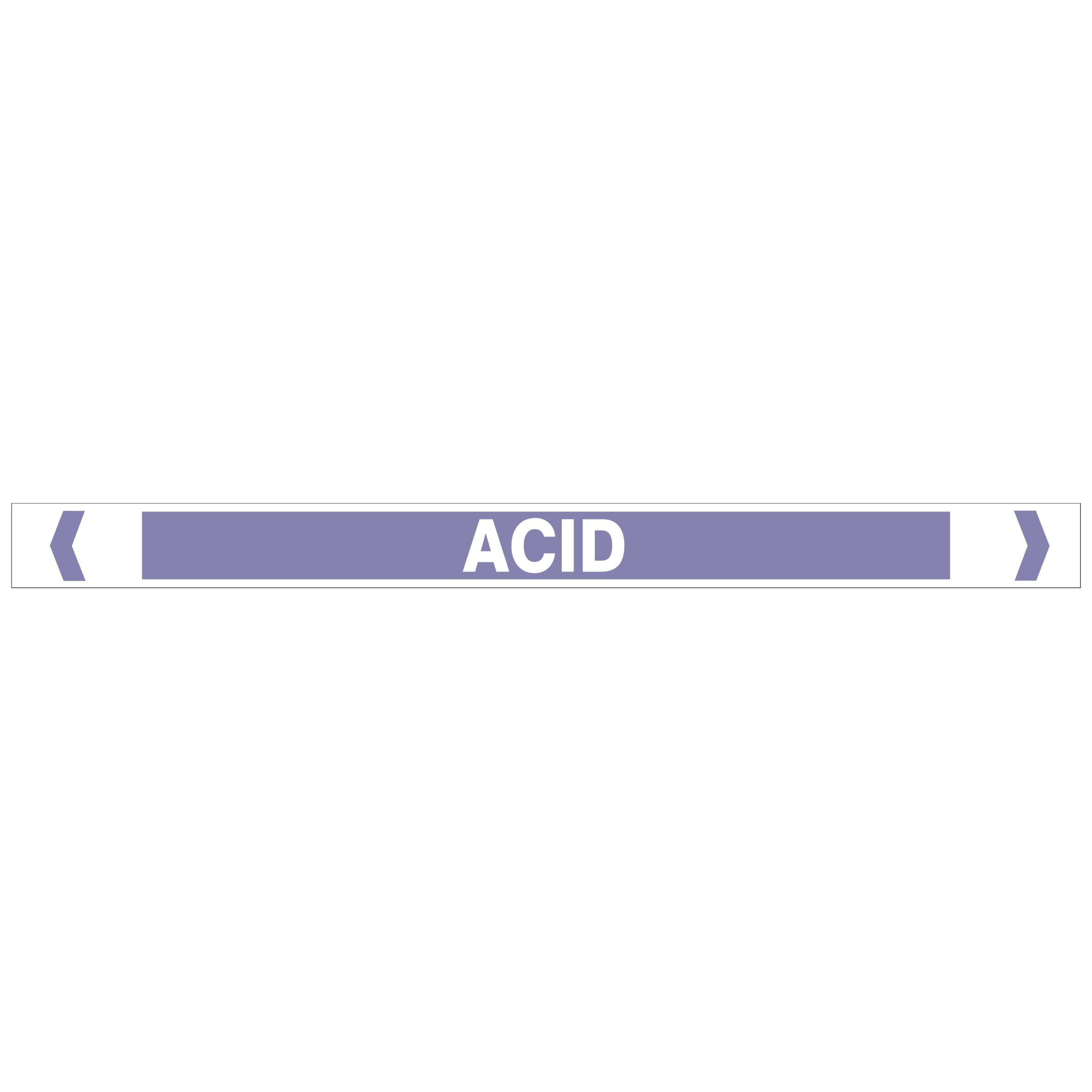 Acid Pipe Markers