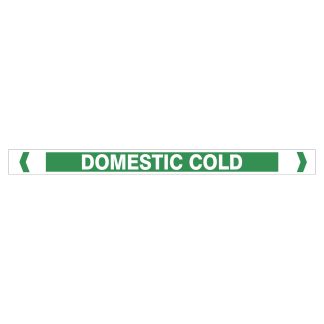 Domestic Cold Water Pipe Markers