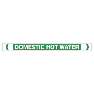 Domestic Hot Water Pipe Markers