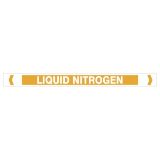 Liquid Nitrogen Pipe Markers