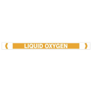 Liquid Oxygen Pipe Markers