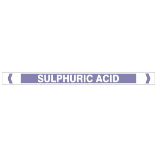 Sulphuric Acid Pipe Markers