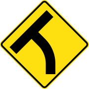 "t" Intersection - Curved Approach (L Or R)