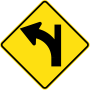 Side Road Junction Straight Head On A Curve (L Or R)