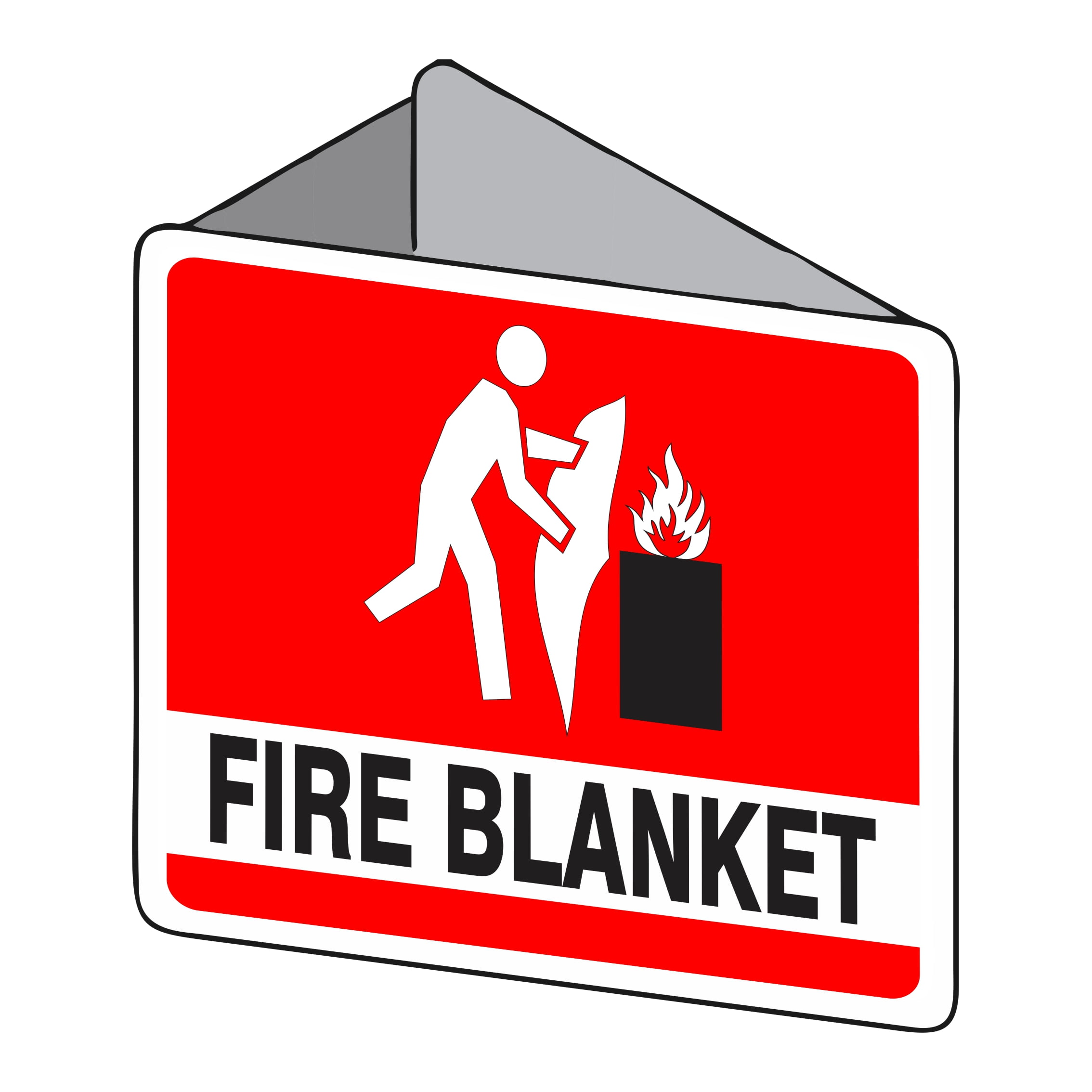 3D Fire Blanket Wall Sign