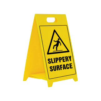 Corflute A-frame Slippery Surface