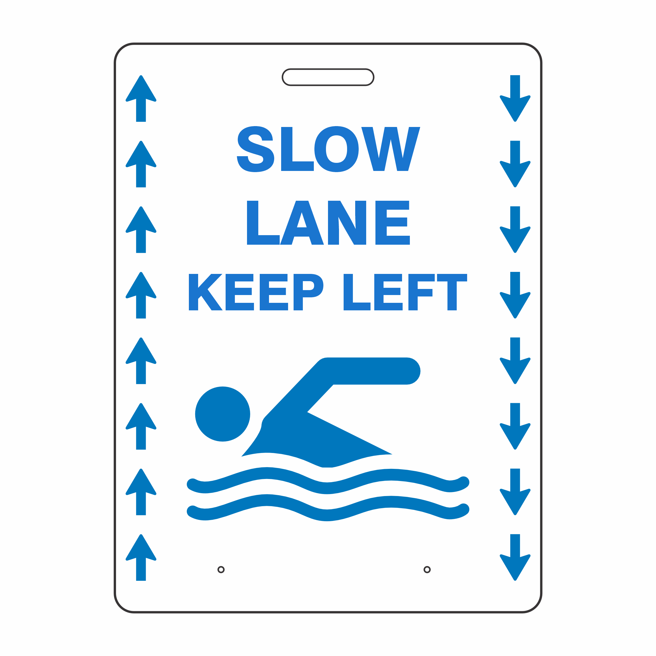 Slow Lane Pavement