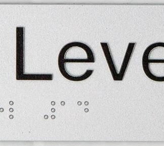 Braille Exit Sign Level 14