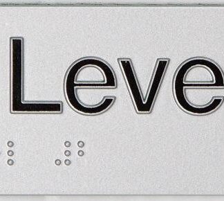 Braille Exit Sign Level 2