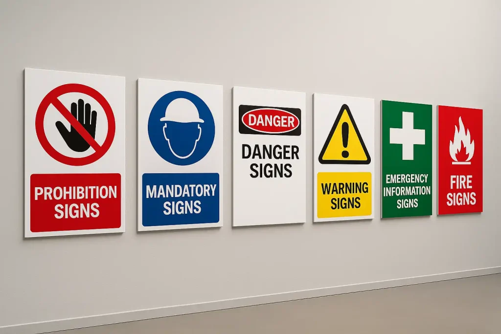 6 Categories Of Safety Signs