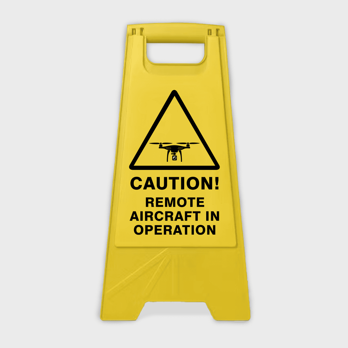Caution Remote Aircraft In Operation