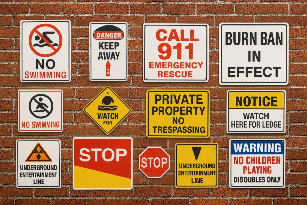 Save Lives With Our Safety Signs