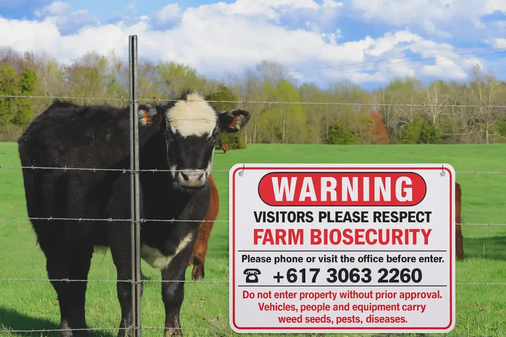 Why do I need a farm Biosecurity sign?