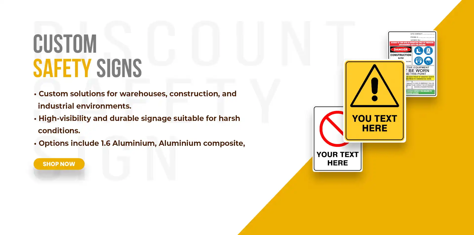 Custom Safety Signs