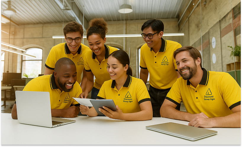 Courier loading parcels into a delivery vehicle