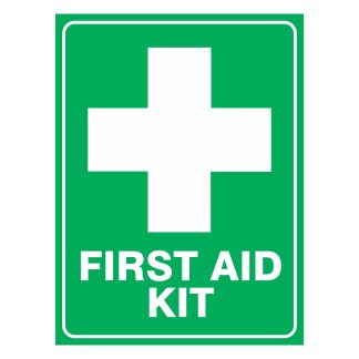 First Aid Kit With Cross