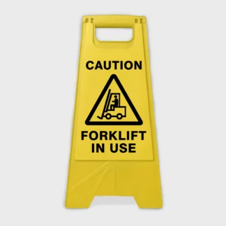 Caution Forklift In Use A-Frame