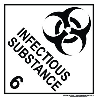 Hazchem Signs CLASS 6 - INFECTIOUS SUBSTANCE