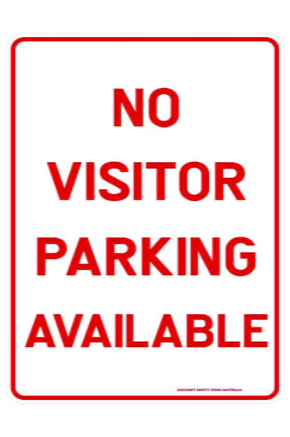 No Visitor Parking Available
