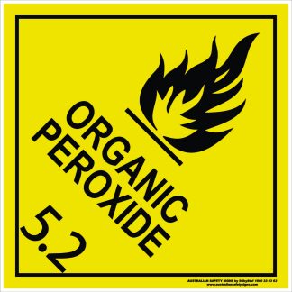 Hazchem Signs CLASS 5 - ORGANIC PEROXIDE 5.2