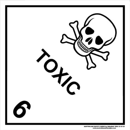 Hazchem Signs CLASS 6 TOXIC