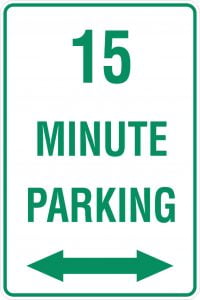 15 Minute Parking