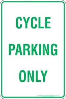 Parking Signs CYCLE PARKING ONLY
