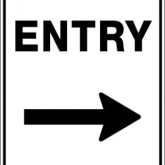 Parking Signs|Traffic Signs ENTRY ARROW RIGHT