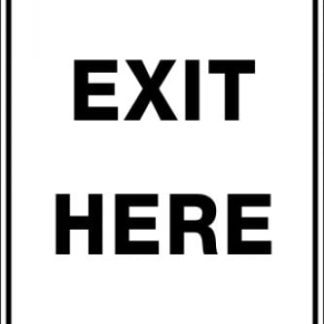 Parking Signs|Traffic Signs EXIT HERE