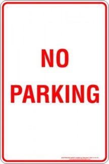Parking Signs NO PARKING