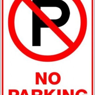 Parking Signs NO PARKING P