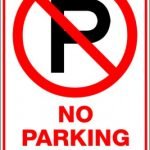 Parking Signs NO PARKING P ARROW RIGHT