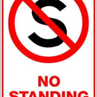 Parking Signs NO STANDING S
