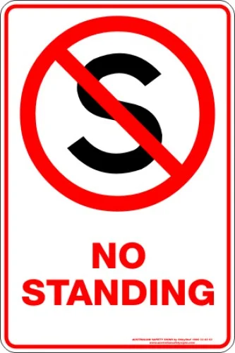 Parking Signs NO STANDING S