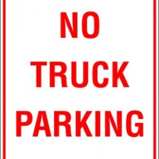 Parking Signs NO TRUCK PARKING