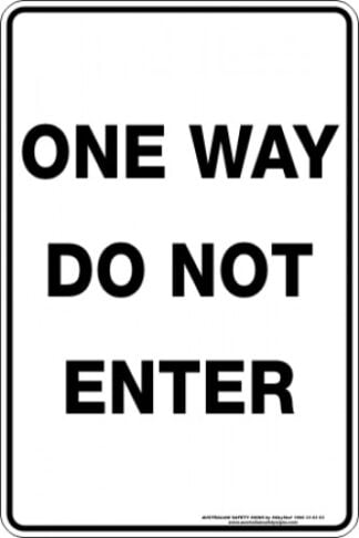Parking Signs|Traffic Signs ONE WAY DO NOT ENTER