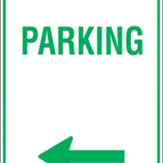 Parking Signs PARKING ARROW LEFT
