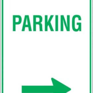 Parking Signs PARKING ARROW RIGHT