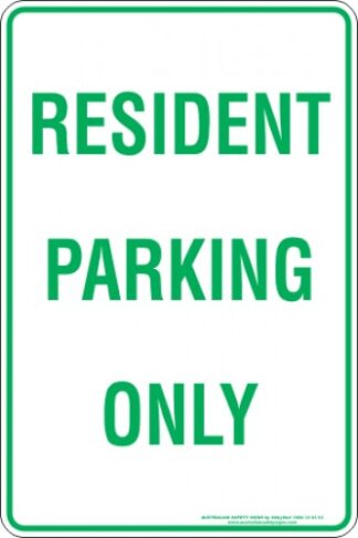 Parking Signs RESIDENT PARKING ONLY