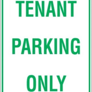 Parking Signs TENANT PARKING ONLY