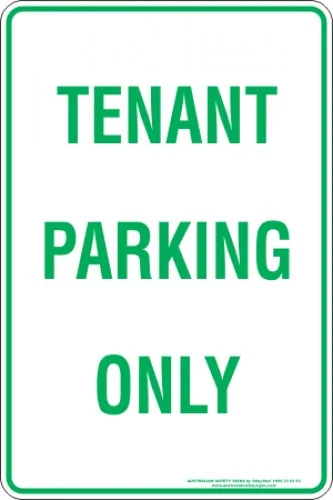 Parking Signs TENANT PARKING ONLY