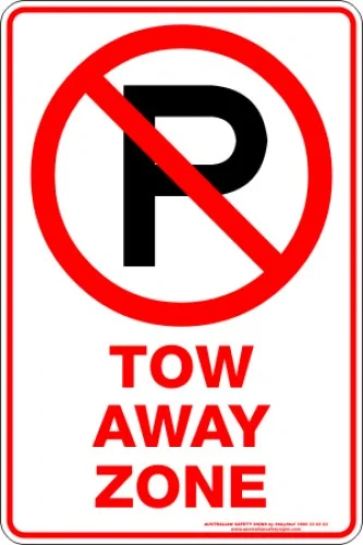 Parking Signs TOW AWAY ZONE P
