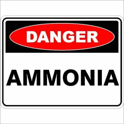 Danger Signs AMMONIA