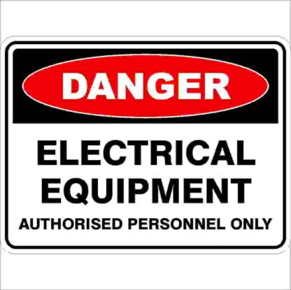 Electrical Equipment Authorised Personnel Only