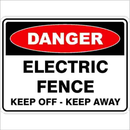 Electric Fence Keep Off Keep Away