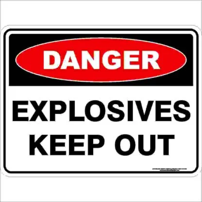 Explosives Keep Out