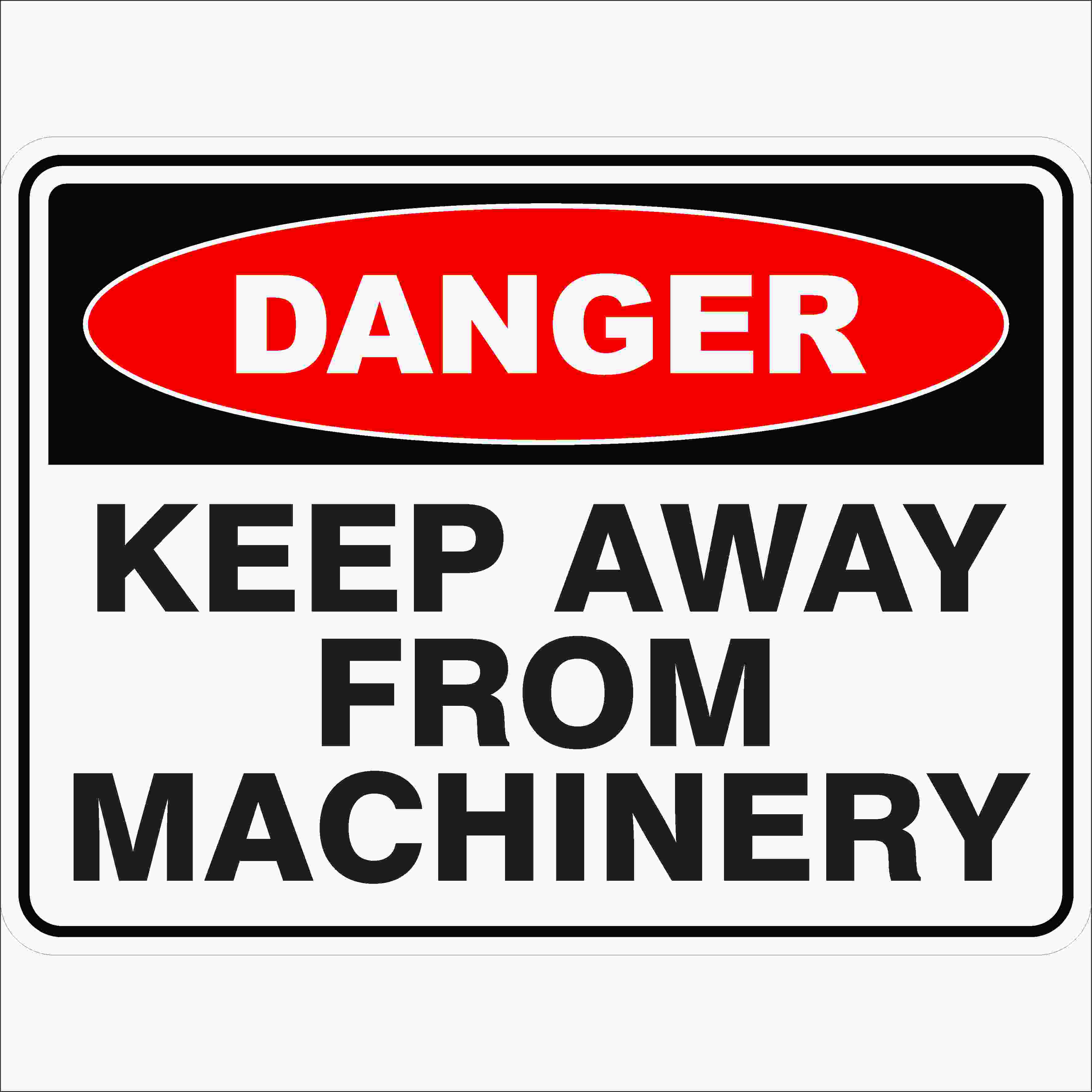KEEP AWAY FROM MACHINERY Buy Now Discount Safety Signs Australia